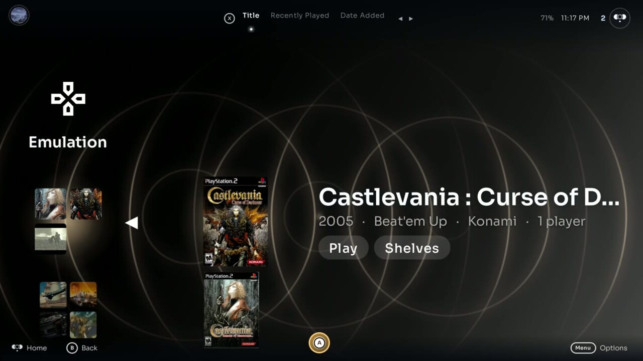 One console's games